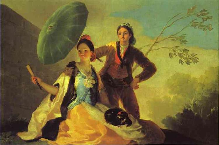Francisco Jose de Goya The Parasol. oil painting picture